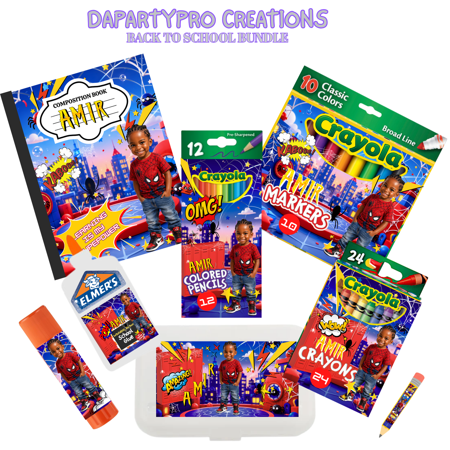 PERSONALIZE BACK TO SCHOOL SUPPLY BUNDLES