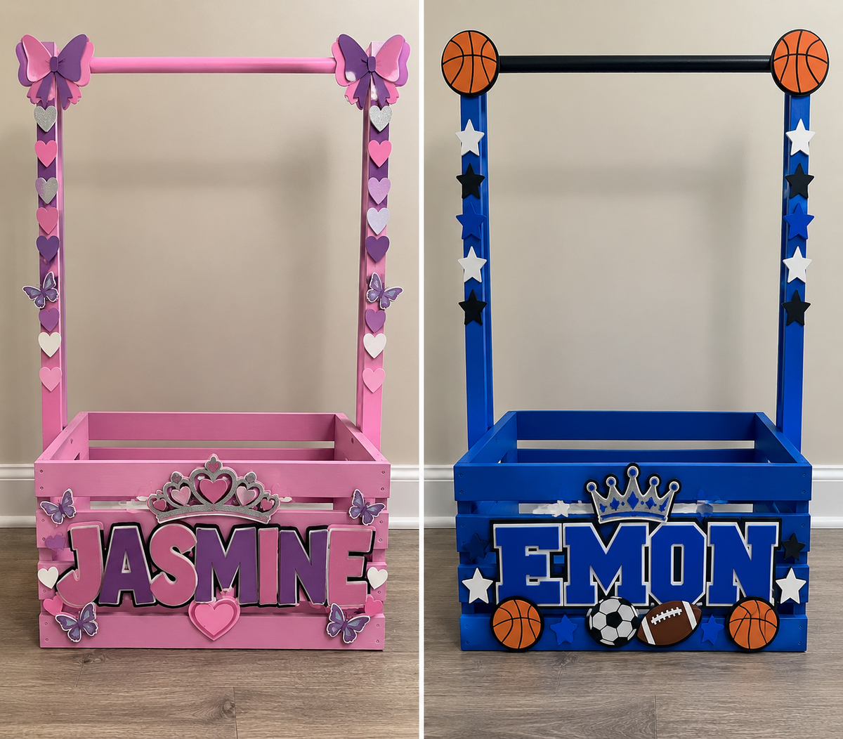 CUSTOM CHILDREN'S CLOTHING RACK – BABY SHOWER GIFT