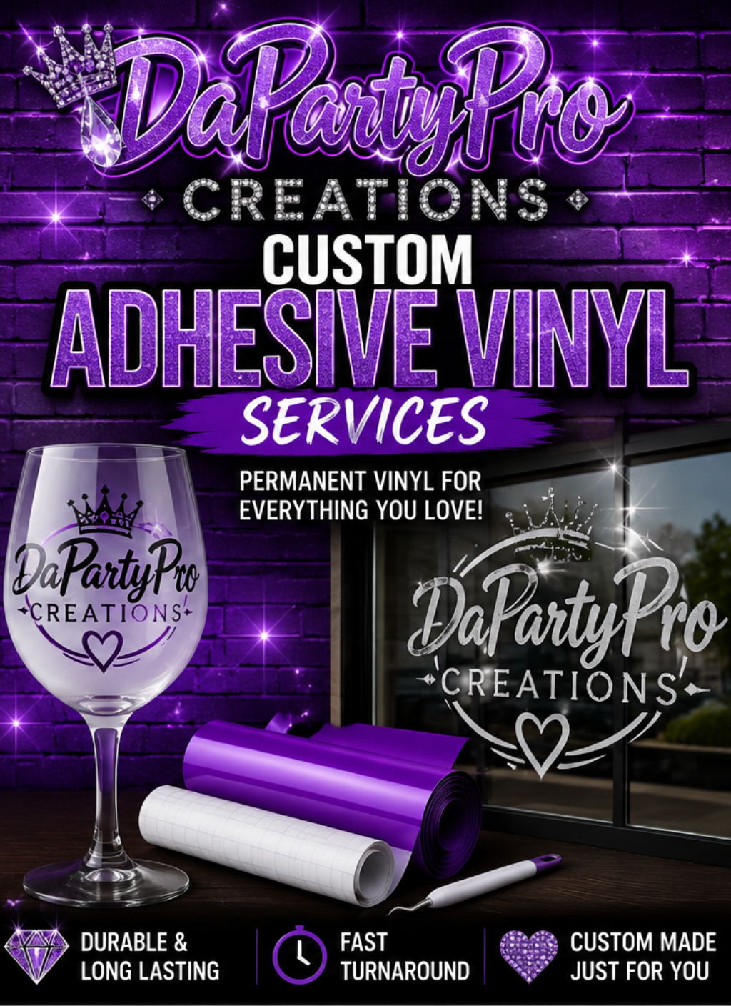 CUSTOM ADHESIVE VINYL SERVICES